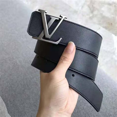 mens louis vuitton belt black|Louis Vuitton men belt sale.